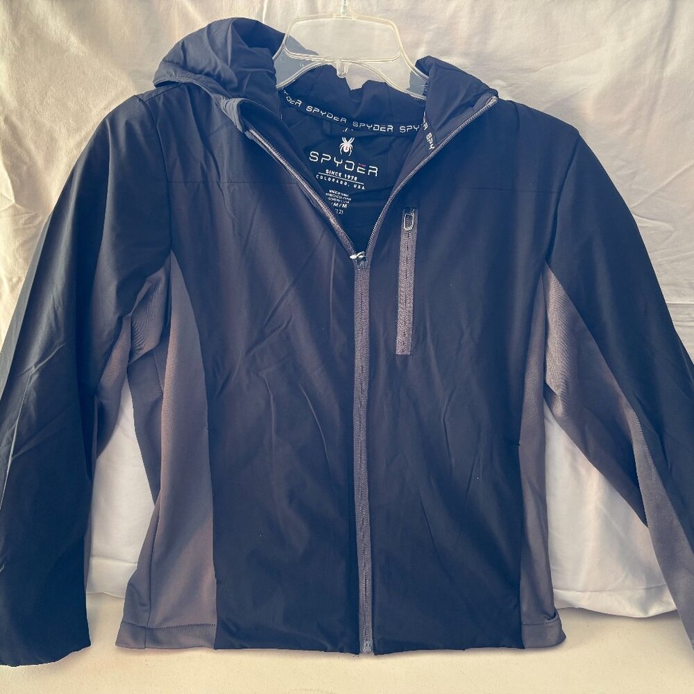 🆕 Spyder Boys Superlite JACKET, black, size M 10/12 - NWT